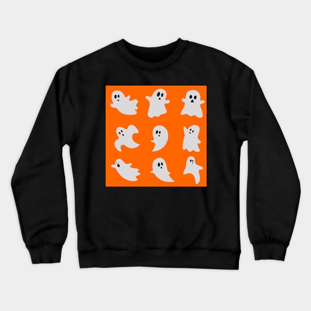 Halloween Ghosts Crewneck Sweatshirt by Signum